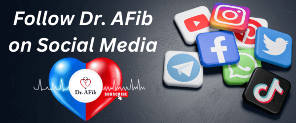 Dr AFib social media youtube facebook twitter