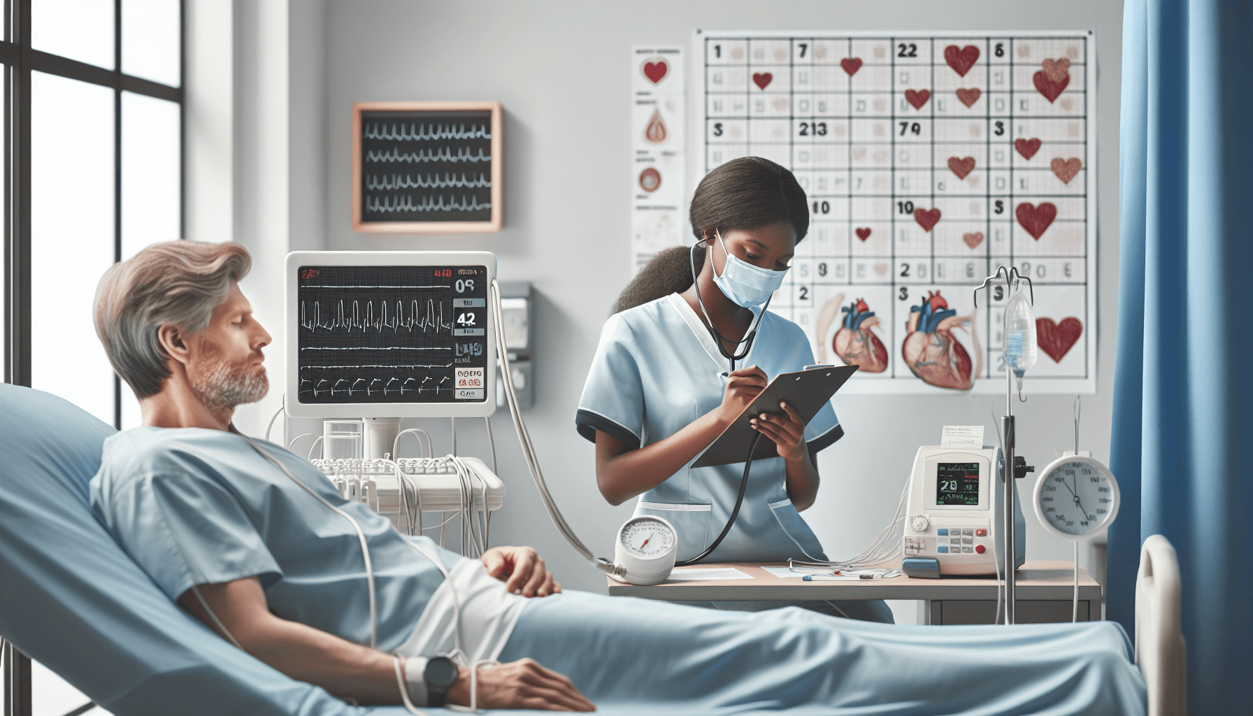 Illustration of post-ablation monitoring