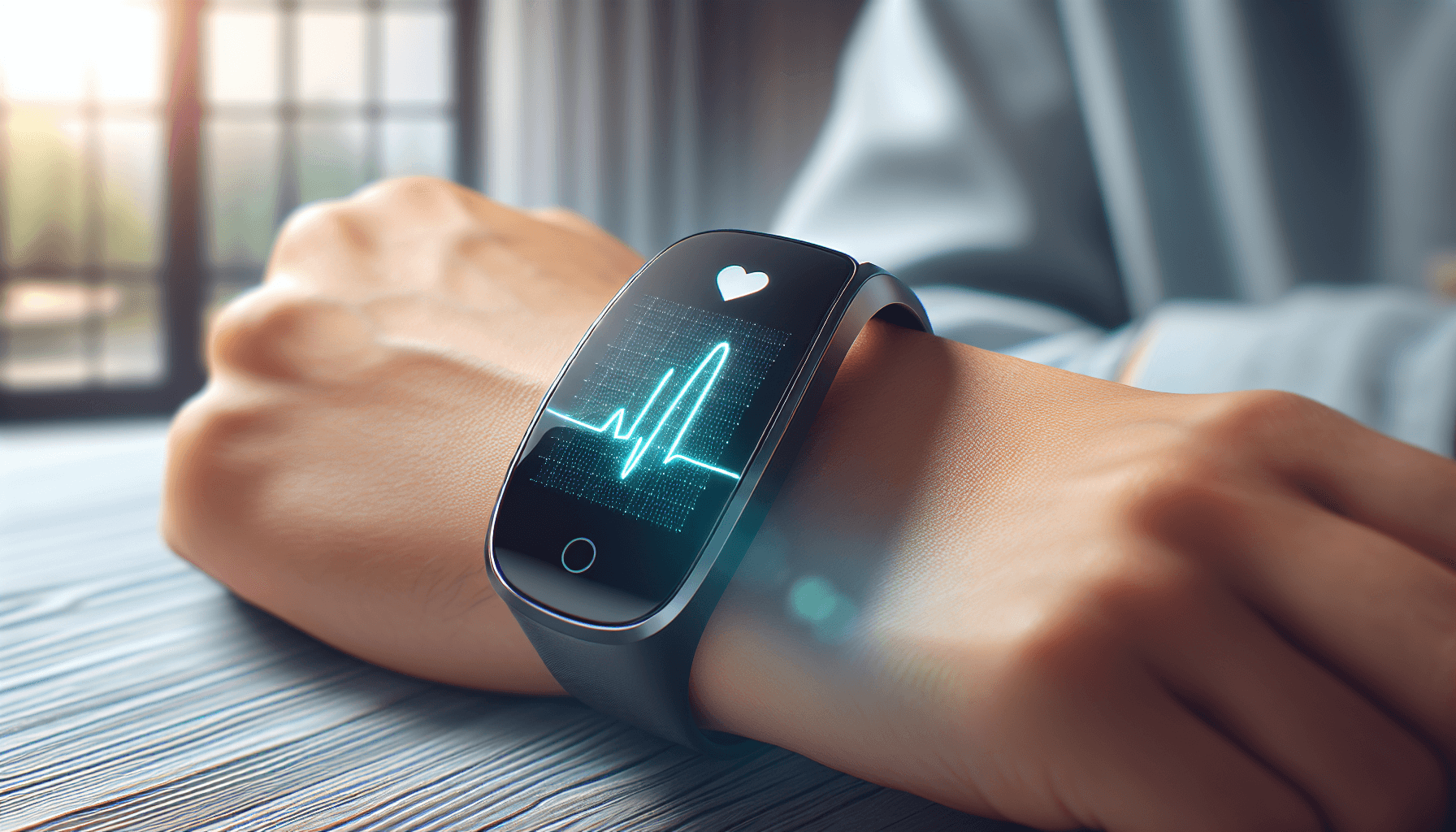 Illustration of heart rate monitoring device