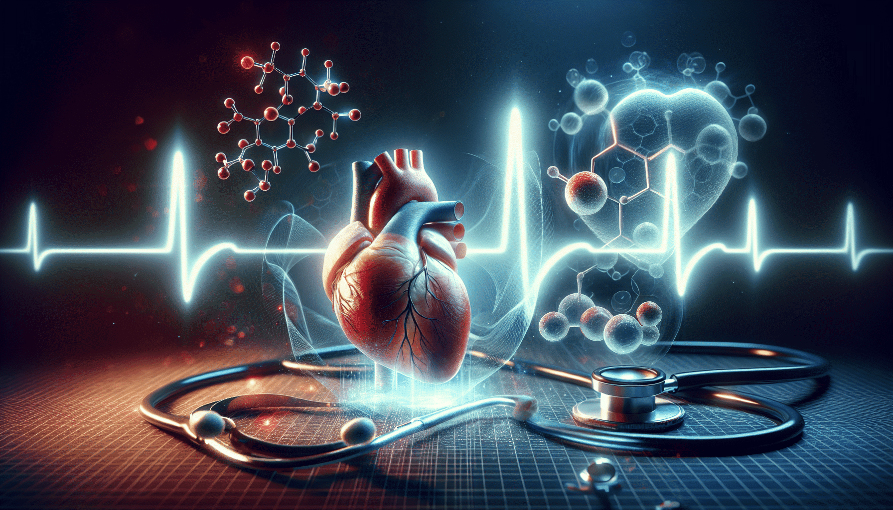 Illustration of a human heart