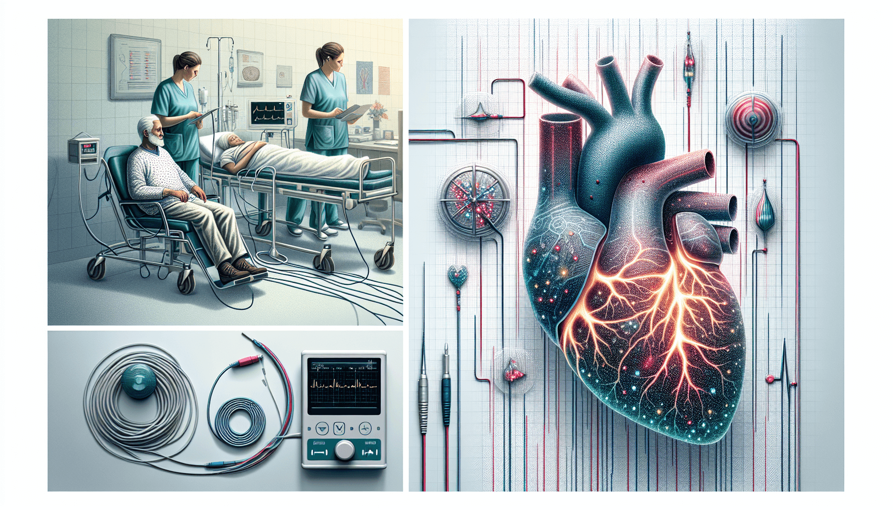 Illustration of medical diagnostic tests