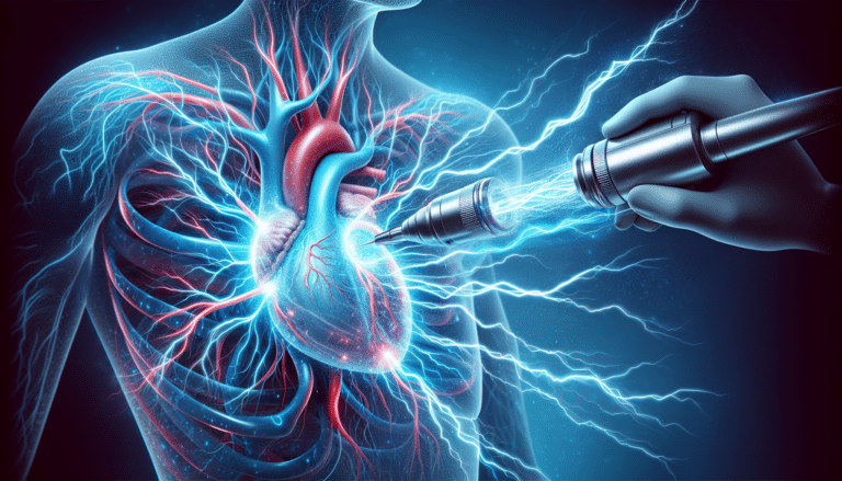 Illustration of high energy electric pulses