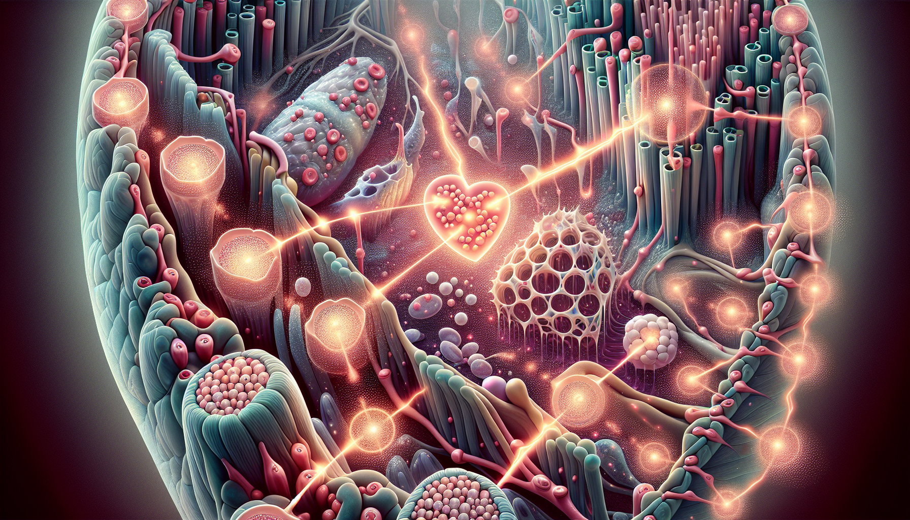 Illustration of electroporation in cardiac cells